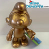Goud, Zilveren en Bronzen Smurfen – 20 cm – Vinyl Global Smurfday figuren – Set van 3 met beweegbaar hoofd en armpjes