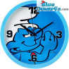 Potige Smurf wandklok (+/- 25cm)