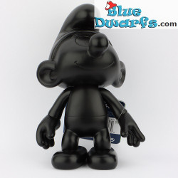 Black Smurf 20 cm – Vinyl Global Smurfday Figure – with Movable Head and Arms