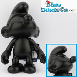 Schtroumpf noir 20 cm – Figurine Global Smurfday en vinyle – avec tête et bras mobiles