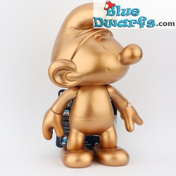 Bronze Colored Smurf 20 cm – Vinyl Global Smurfday Figure – with Movable Head and Arms