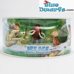 Set da gioco Ice age 3 Dreamworks - Figurinas Sid, Manny & Baby Dino - 6cm