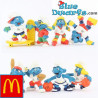 Mc Donalds Set 1998 - complete set - 8 smurfs - Schleich - 5,5cm