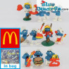 Mc Donalds Set 10 puffi - 1996 - Puffi promozionali - Schleich - 5,5cm