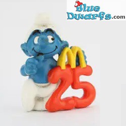 25 Anniversary Smurf - MC Donalds - Happy Meal - 1996 - Schleich - 5,5cm