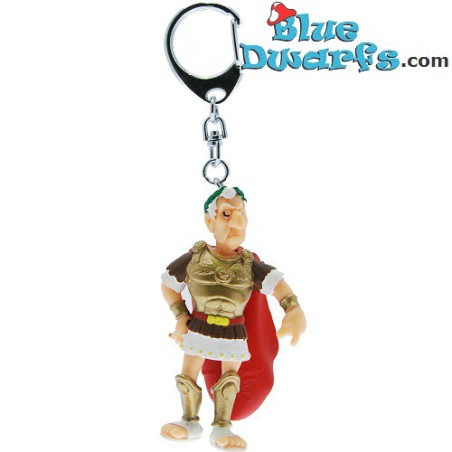 Julius Caesar - Keyring figurine - Asterix Obelix Plastoy - 8cm