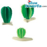 Árboles de decoración Cactus  (5-11 cm)