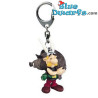 Asterix with Wild Boar - Keyring figurine - Asterix Obelix Plastoy - 6cm