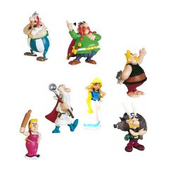 Sleutelhanger Falbala: Asterix en Obelix Plastoy (+/- 7 cm)