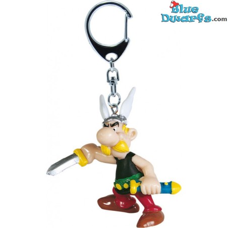 Asterix mit Schwert - Schlüsselring - Asterix und Obelix Figur Plastoy - 5cm