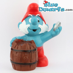 Papa Smurf with Barrel – Money Box – 20 cm