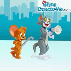 2x Tom & Jerry playset on the movie set (+/- 6,5cm)