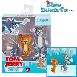 2x Tom sí  Jerry set da gioco (+/- 6,5cm)