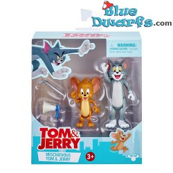 2x Tom & Jerry playset on the movie set (+/- 6,5cm)