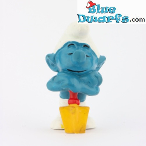 20043: Digger Smurf (Small mould) - Schleich - 5,5cm