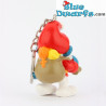 20124: Kerstmis Smurf sleutelhanger (gele trompet) - Schleich - 5,5cm