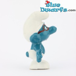 20006: Brainy Smurf with red glasses - Schleich - 5,5cm