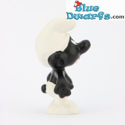 20007: Angry Smurf - Teeth black and white - Schleich - 5,5cm