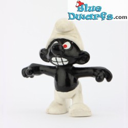 20007: Angry Smurf with black teeth - arms wide open - Schleich - 5,5cm