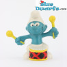 20009: Trommelaar Smurf (gele stokken) - Schleich - 5,5cm
