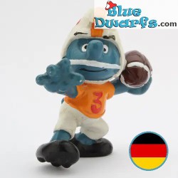 20170: Football-Werfer Schlumpf  - W. GERMANY -  - Schleich - 5,5cm