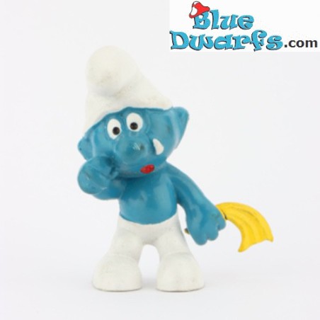 20018: Crying Smurf with yellow tissue - Schleich - 5,5cm