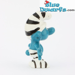 20010: Puffo Prigioniero - nero e bianco a righe – Schleich – 5,5 cm