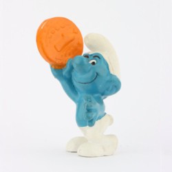 20029: Money Smurfwith coin - Small mould - Schleich - 5,5cm