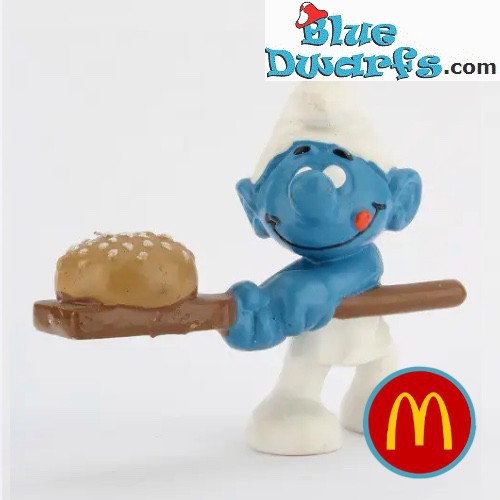 20113: Puffo fornaio - Mc Donalds - Happy Meal - 1996 - Schleich - 5,5cm