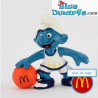 Basketball Smurf - Mc Donalds - Happy Meal - 1998 - Schleich - 5,5cm