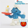 20162: Kellner Schlumpf - Mc Donalds - Happy Meal - 1996 - Schleich - 5,5cm