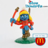 20188: Tambour-Majorin Schlumpfine - Mc Donalds - Happy Meal - 1996 - Schleich - 5,5cm