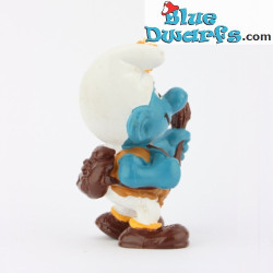 20041: Wandelsmurf - bruin - Schleich - 5,5cm