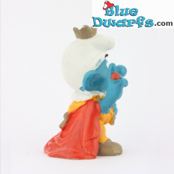 20046: Empereur Schtroumpf - chapeau: blanc - Schleich - 5,5cm