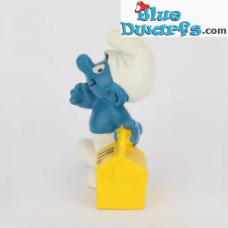 Puffo con Happy Meal (Mc Donalds) - Schleich - 5,5cm