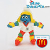 Inlineskater Smurfin - Mc Donalds - Happy Meal - 1998 - Schleich - 5,5cm