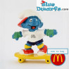 Pitufo con monopatín - Mc Donalds - Happy Meal - 1998 - Schleich - 5,5cm