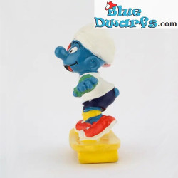 Puffo con skateboard - Mc Donalds - Happy Meal - 1998 - Schleich - 5,5cm