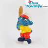 Puffo giocatore di baseball - Mc Donalds - Happy Meal - 1998 - Schleich - 5,5cm