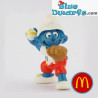 20166: Baseball Pitcher Smurf - Mc Donalds - Happy Meal - 1998 - Schleich - 5,5cm