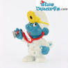 20037: Pitufo doctor - estetoscopio amarillo - Schleich - 5,5cm