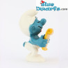 20038: Sänger Schlumpf mit Musikblatt - orange - Schleich - 5,5cm