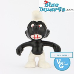 20007: Angry Smurf - red teeth - VG - Schleich - 5,5cm