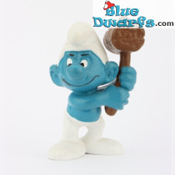 20039: Schtroumpf au maillet (Hammer: marron clair) - Schleich - 5,5cm