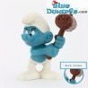 20039: Mallet Smurf  - darkbrown hammer - Schleich - 5,5cm