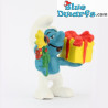 20040: Puffo con regalo (versione lucido) - Schleich - 5,5cm