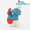 20013: Schtroumpf avec Luth - Rouge - Schleich - 5,5cm
