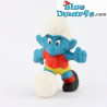 20035: Voetballer Smurf  - met noppen - Schleich - 5,5cm