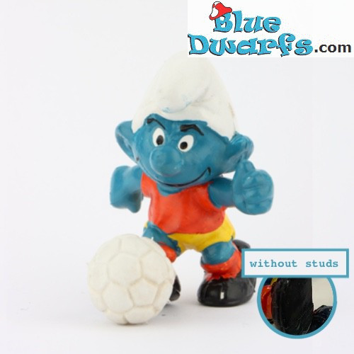 20035: Pitufo futbolista -  sin grapas - Schleich - 5,5cm
