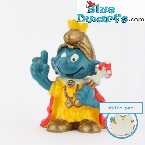 20046: Emperor Smurf - white bottom - Schleich - 5,5cm